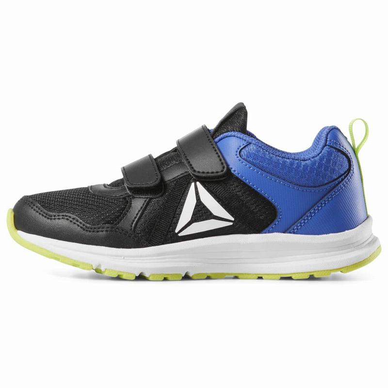 Reebok Almotio 4.0 Bežecké Tenisky Chlapcenske - Čierne/Modre/Biele ZD3486GX